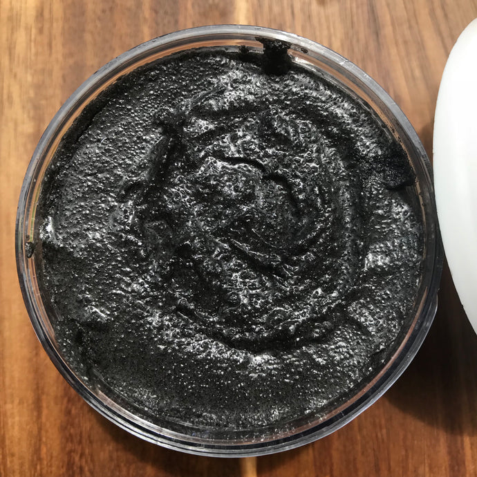 Activated Charcoal, Peppermint & Tea Tree Body Scrub